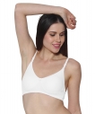 Prestitia full coverage white hosiery bra